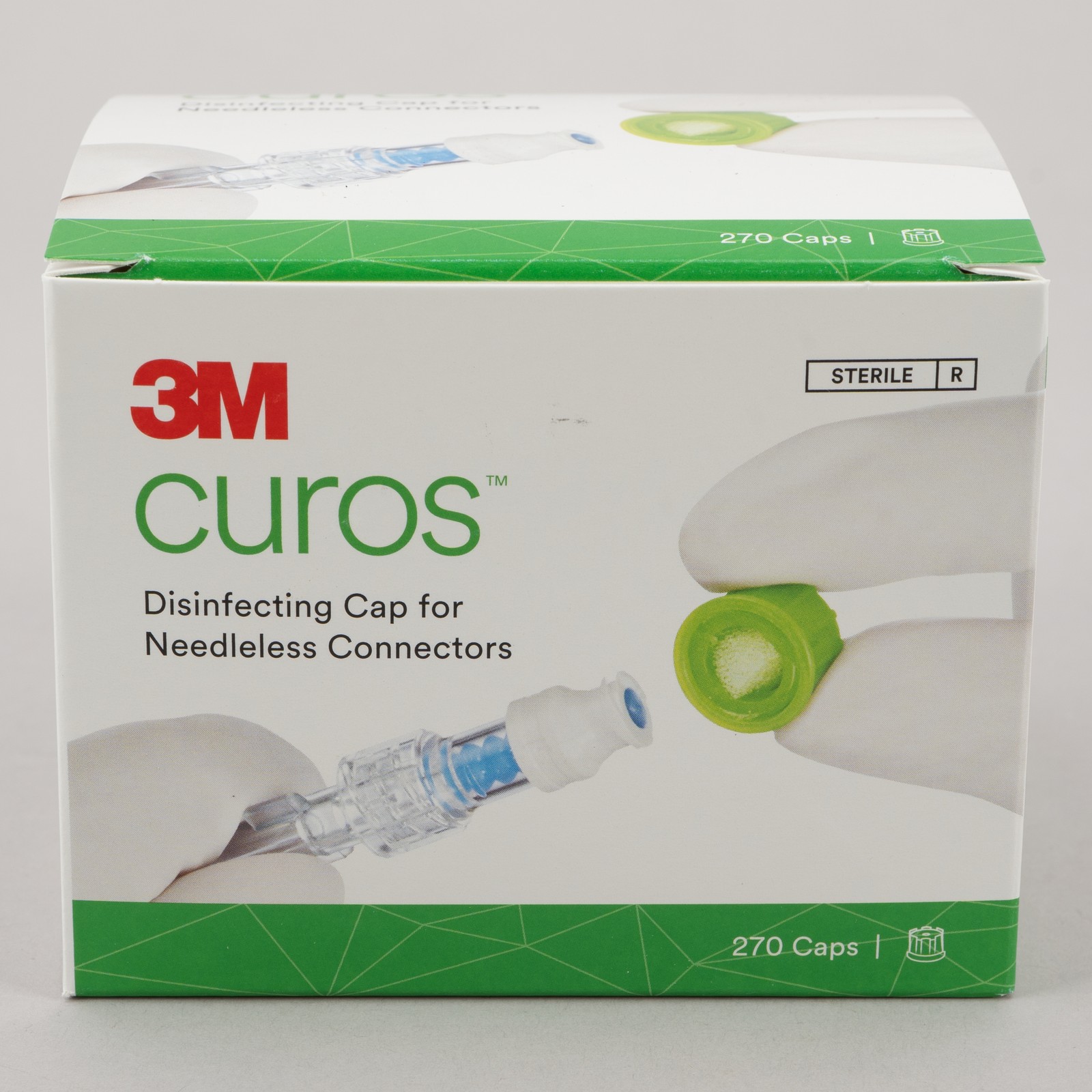 3M Curos Disinfecting Cap, 270 Count, CFF1-270, 2027 Expiration