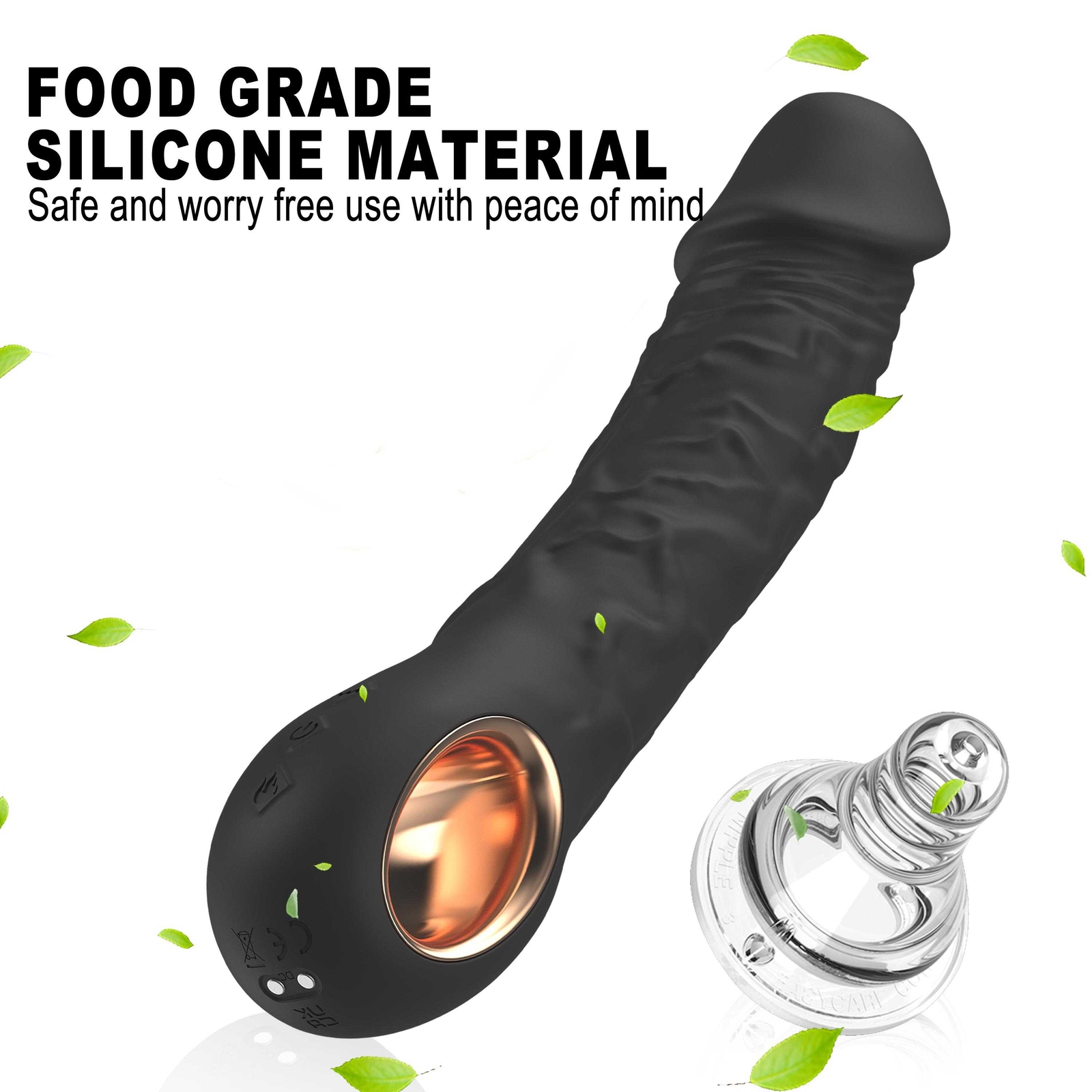 Realistic G Spot Vibrator Dildo Clit Massager Anal Stimulator Sex Toys for Women