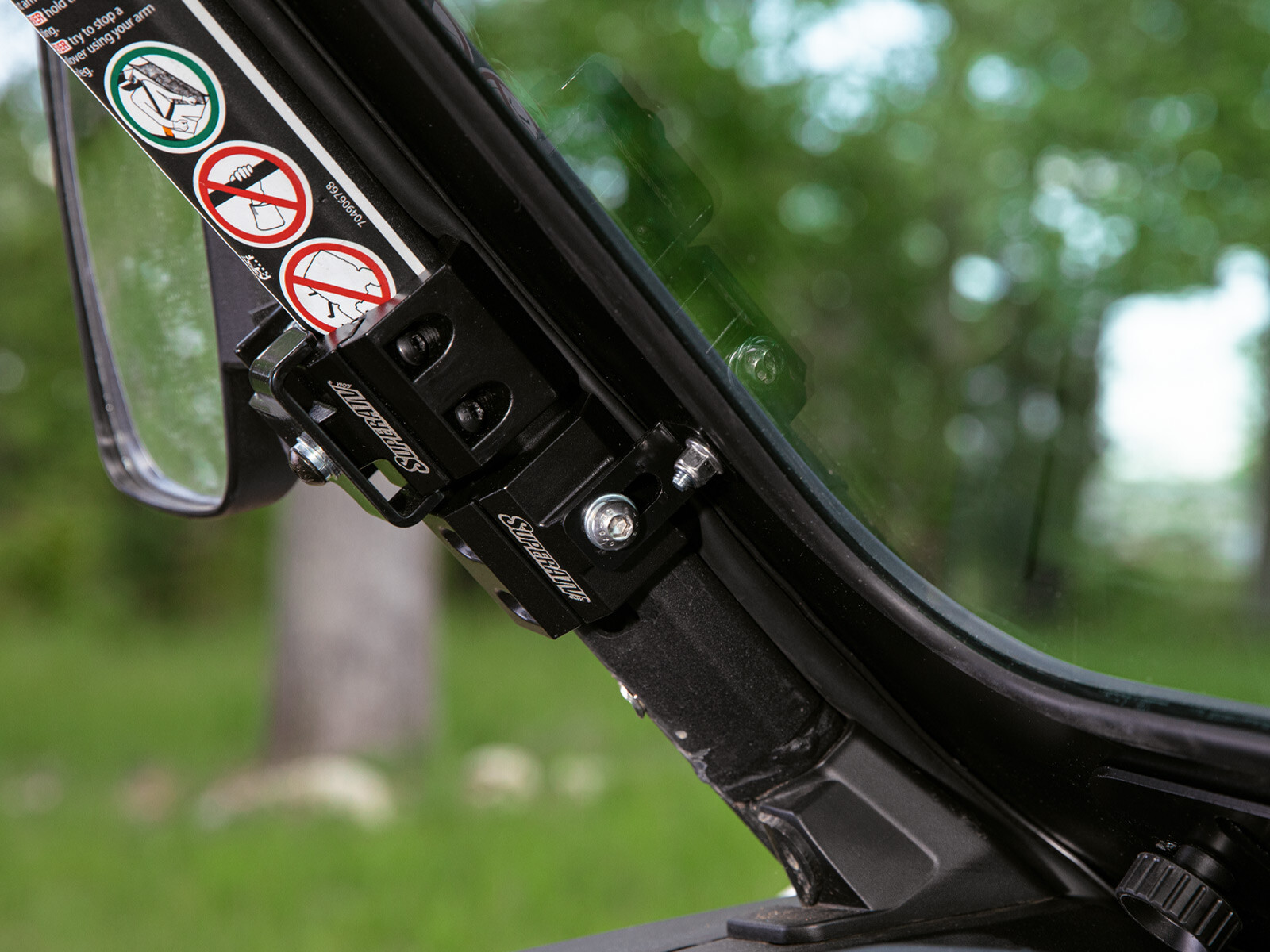 SuperATV DOT Approved Glass Windshield for Can-Am Maverick Trail (2018+)