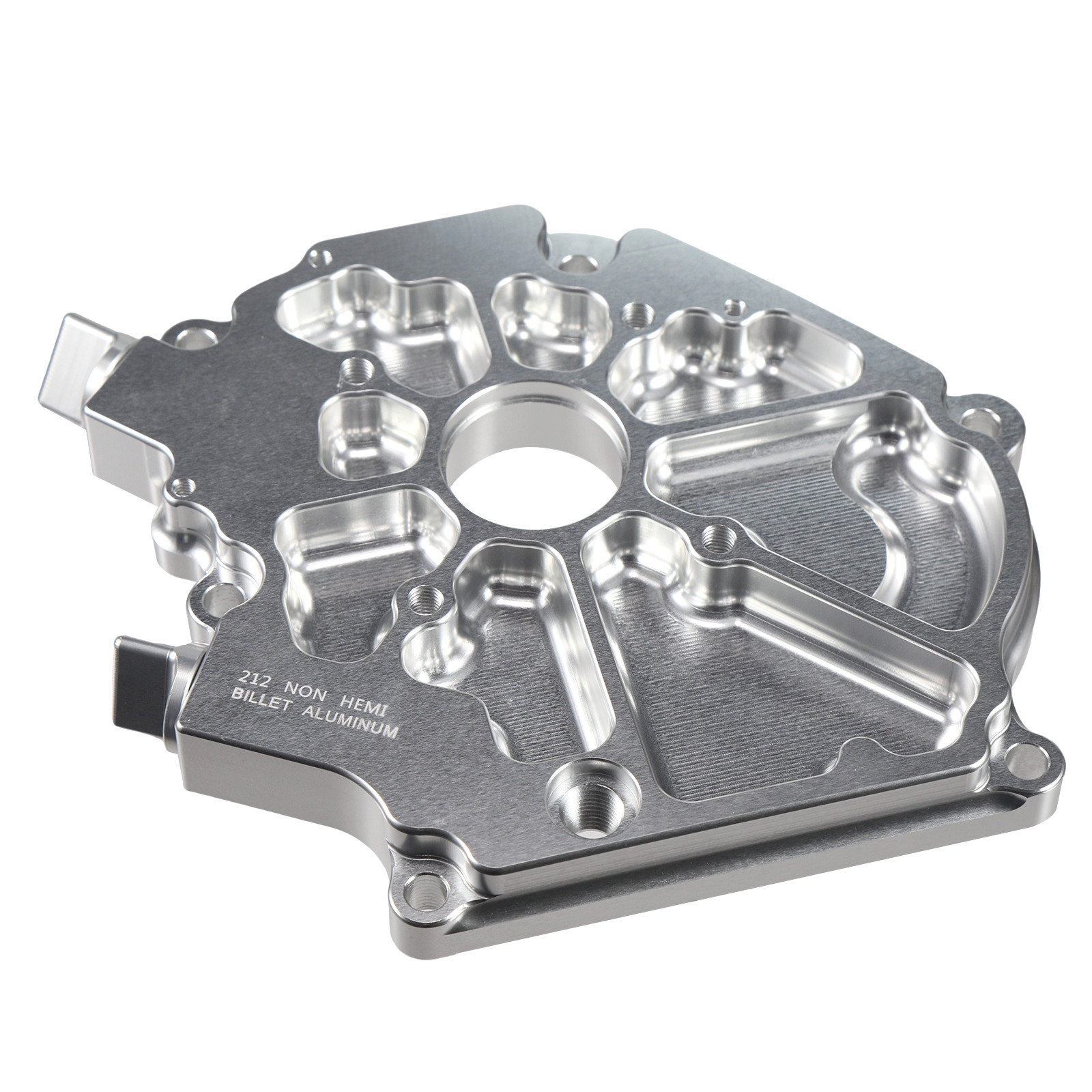 Dual Bearing Billet Side Cover For Predator 212cc Non-Hemi Silver