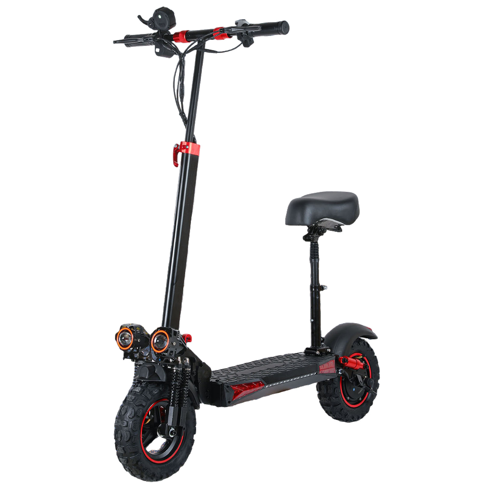 48v 1200W Electric Scooter For Adult 11"Off Road Fat Tires Fast Speed USA MAX x6