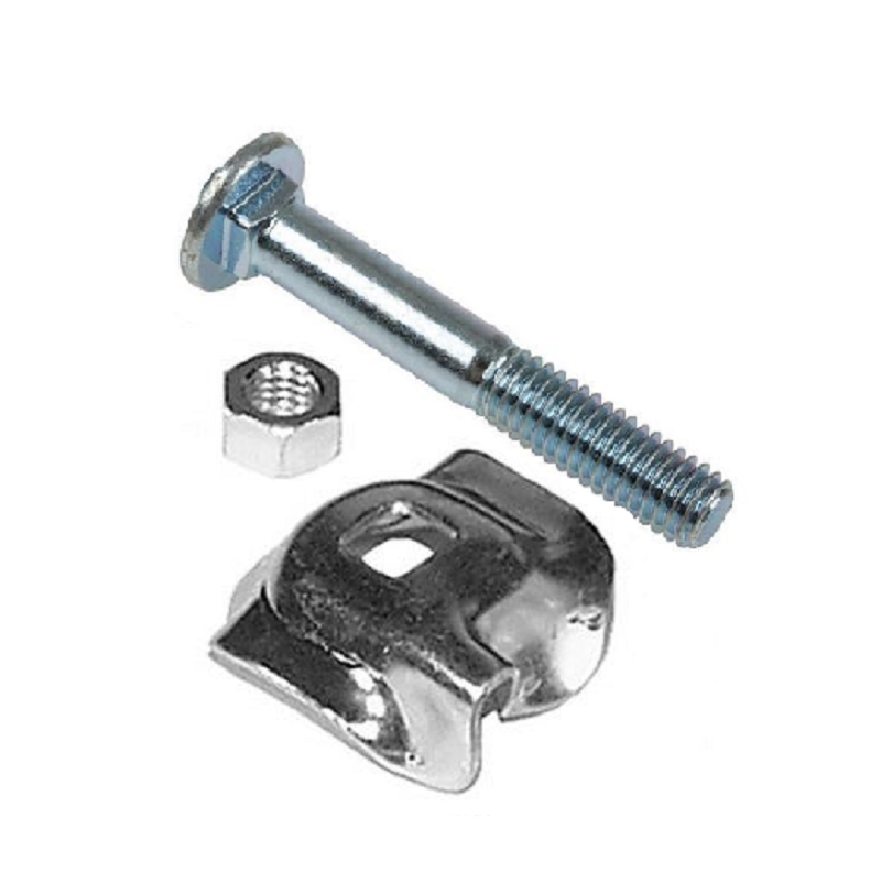 10 Pack Replacement Rake Teeth Clip Kit Clips, Bolts, Nuts & Lock Washers