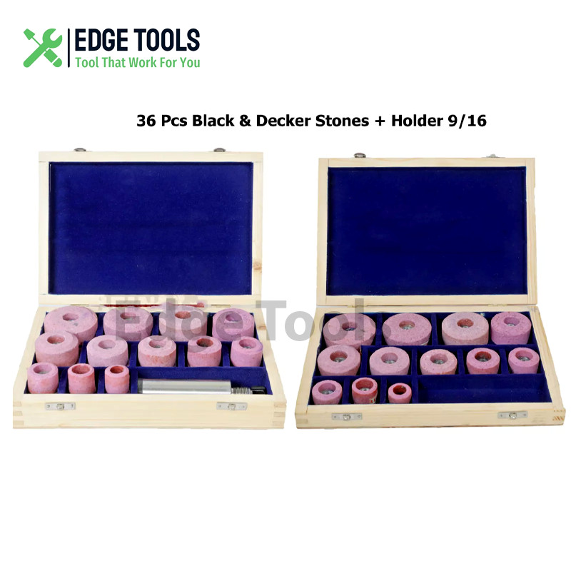 Valve Seat Re Storation Grinder Complete Kit Sioux Style 54 Pcs USA EDGE TOOLS