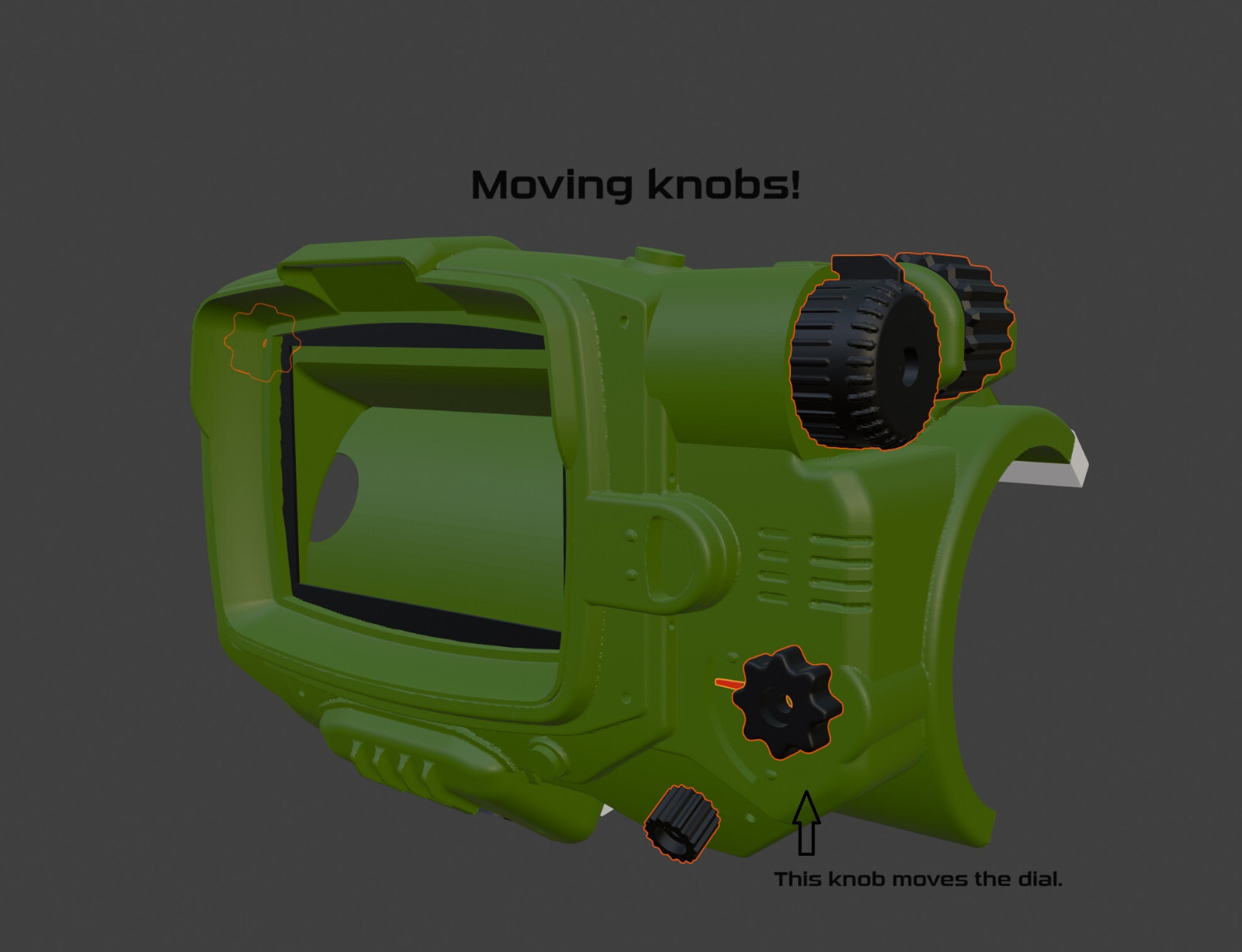 Pipboy 3000 MKIV Raw DIY Kit for Phone Use, New, Free Shipping