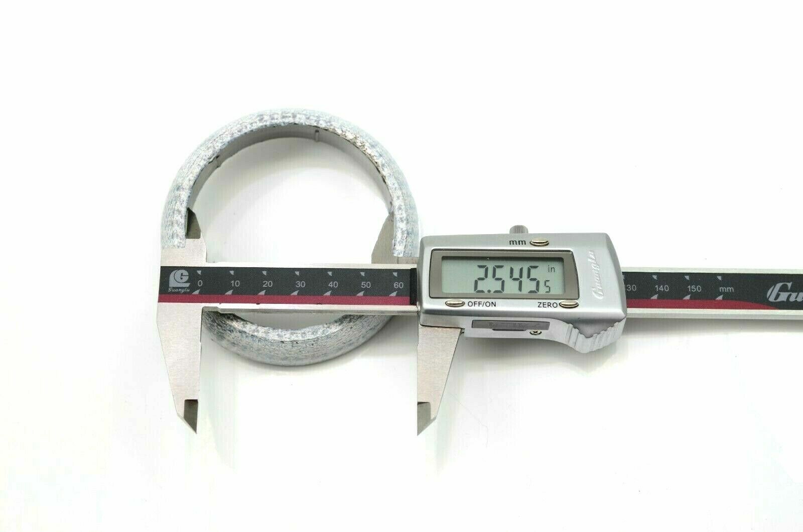 Car 2.5" Inner Graphite Exhaust Muffler Flange Donut Style Gasket Seal Ring