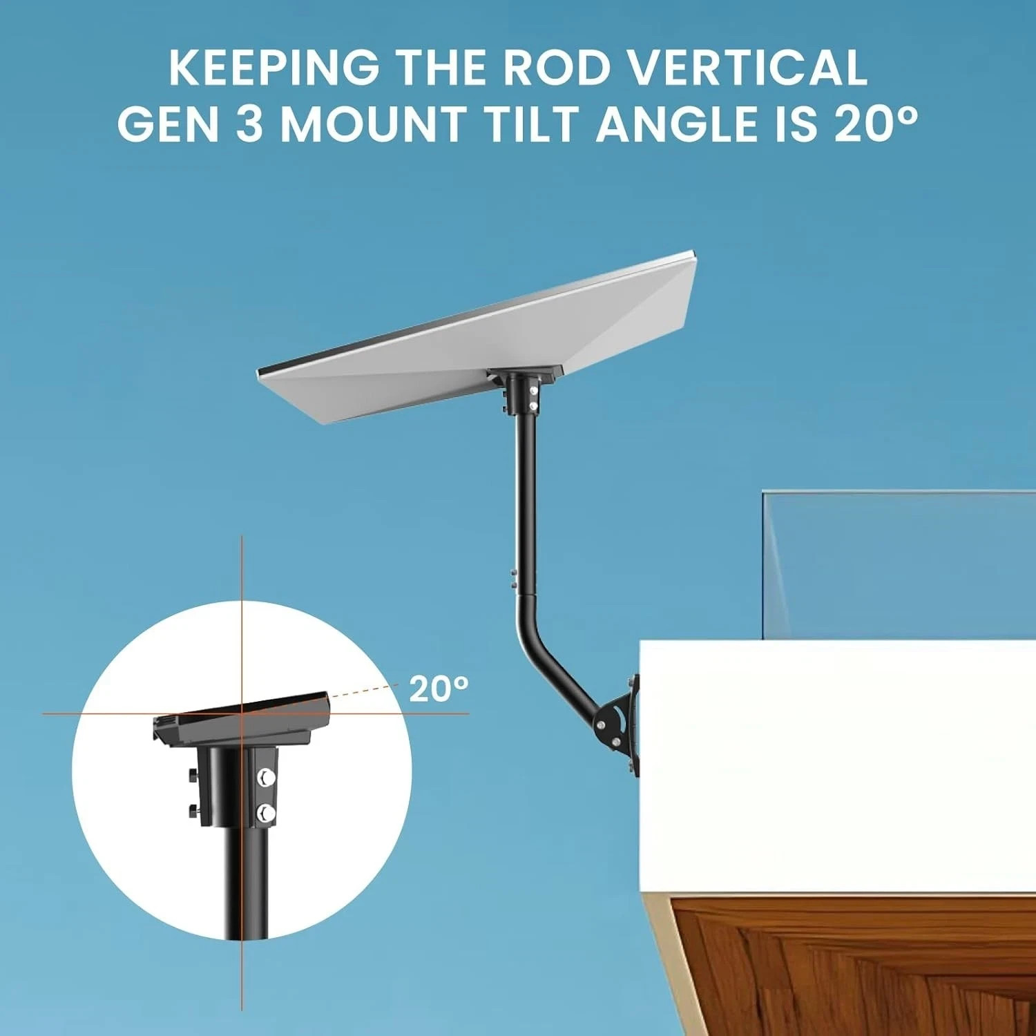 Starlink Mount Gen 3 Heavy Duty Starlink Mounting Starlink Gen 3 Mount