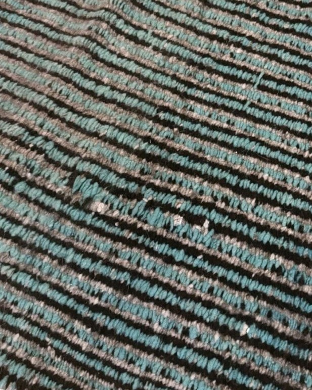 Navajo Rug Antique Native American Indian Twill Weaving Textile 1910 62 x 30