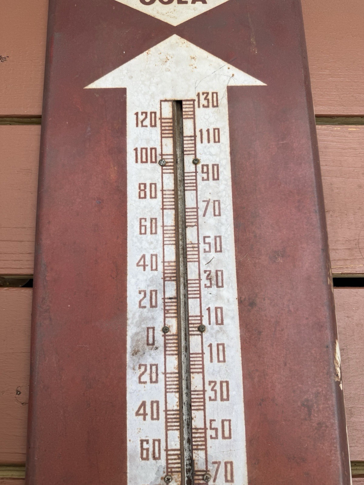 Royal Crown Cola “Better Taste Calls for RC” Advertising Thermometer Vintage