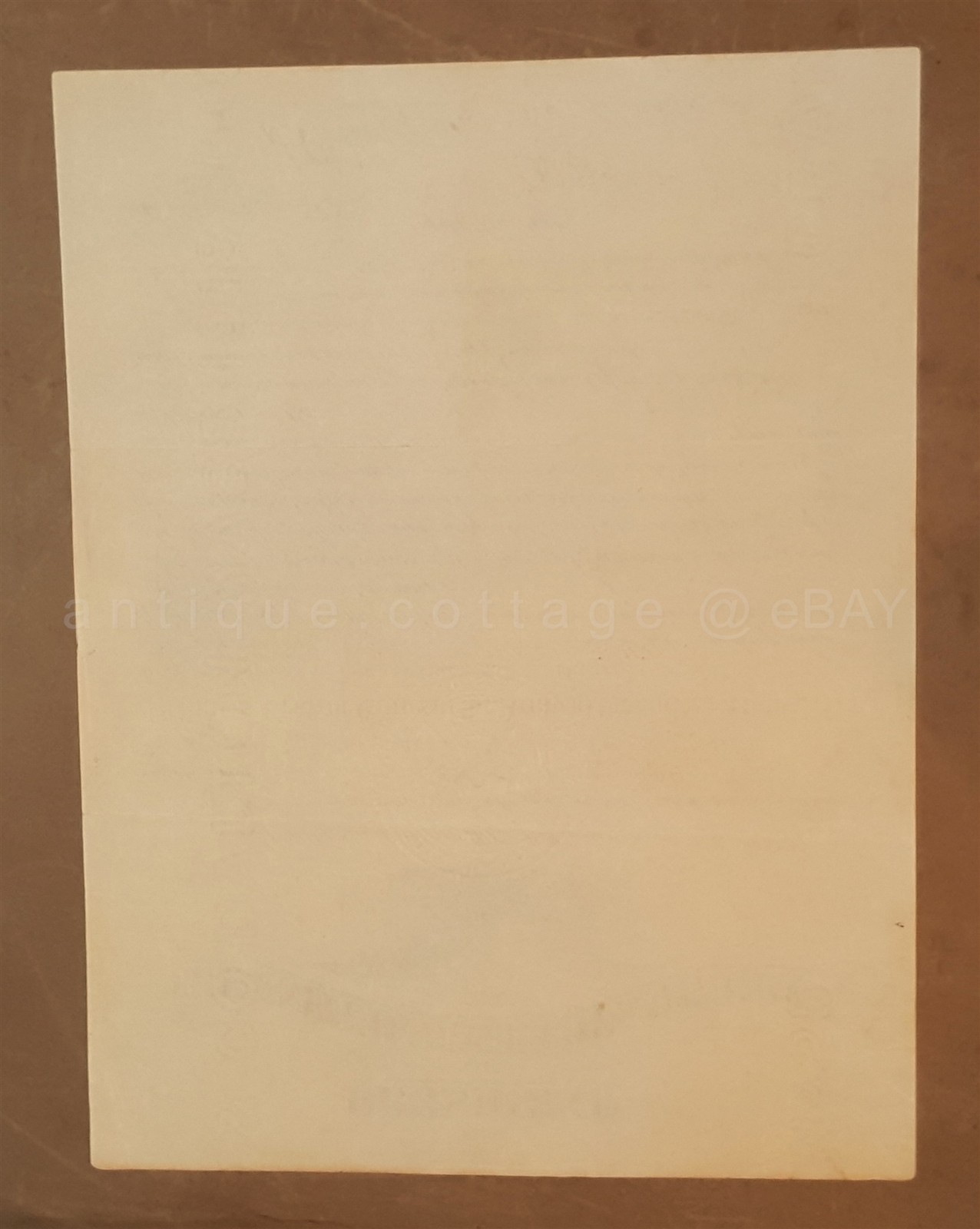 1918 antique WWI ARMY RESERVE DISCHARGE