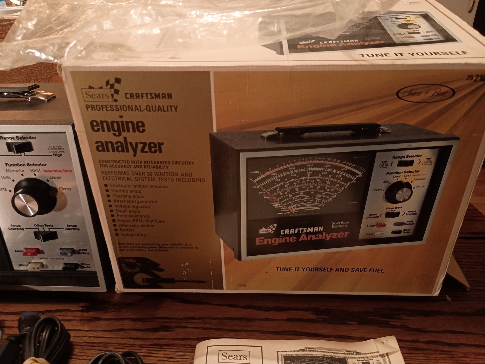 vintage sears craftsman Professional engine analyzer NOS 28 21040 Collectable