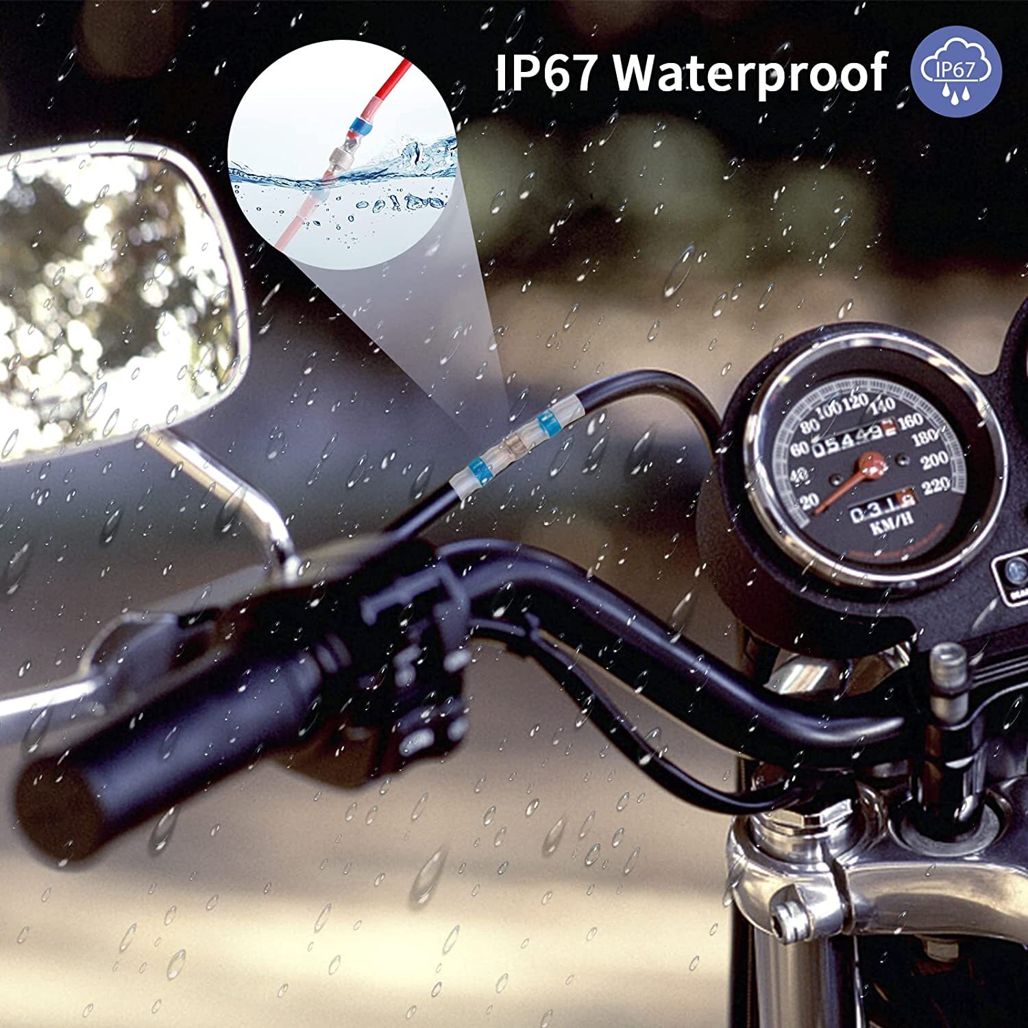 150PCS Solder Sleeve Seal Heat Shrink Butt Wire Connectors Terminals Waterproof