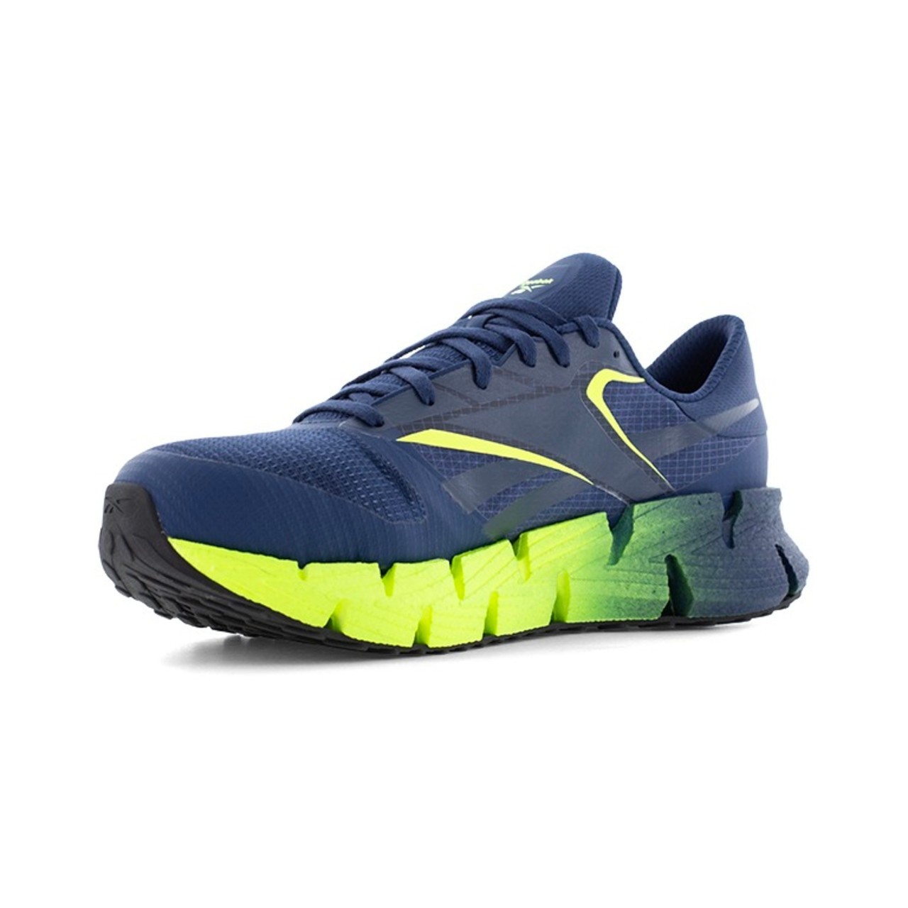 REEBOK RB3032 FLOATZIG WORK COMP TOE EH ASTM SR NAVY/VOLT SHOES $130 NIB MEN'S