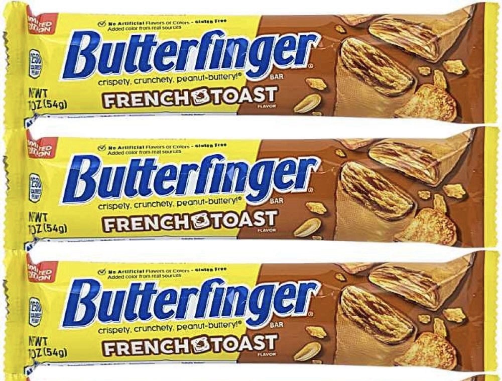 Butterfinger French Toast Candy Bars Limited Edition Peanut Butter 3 Bars
