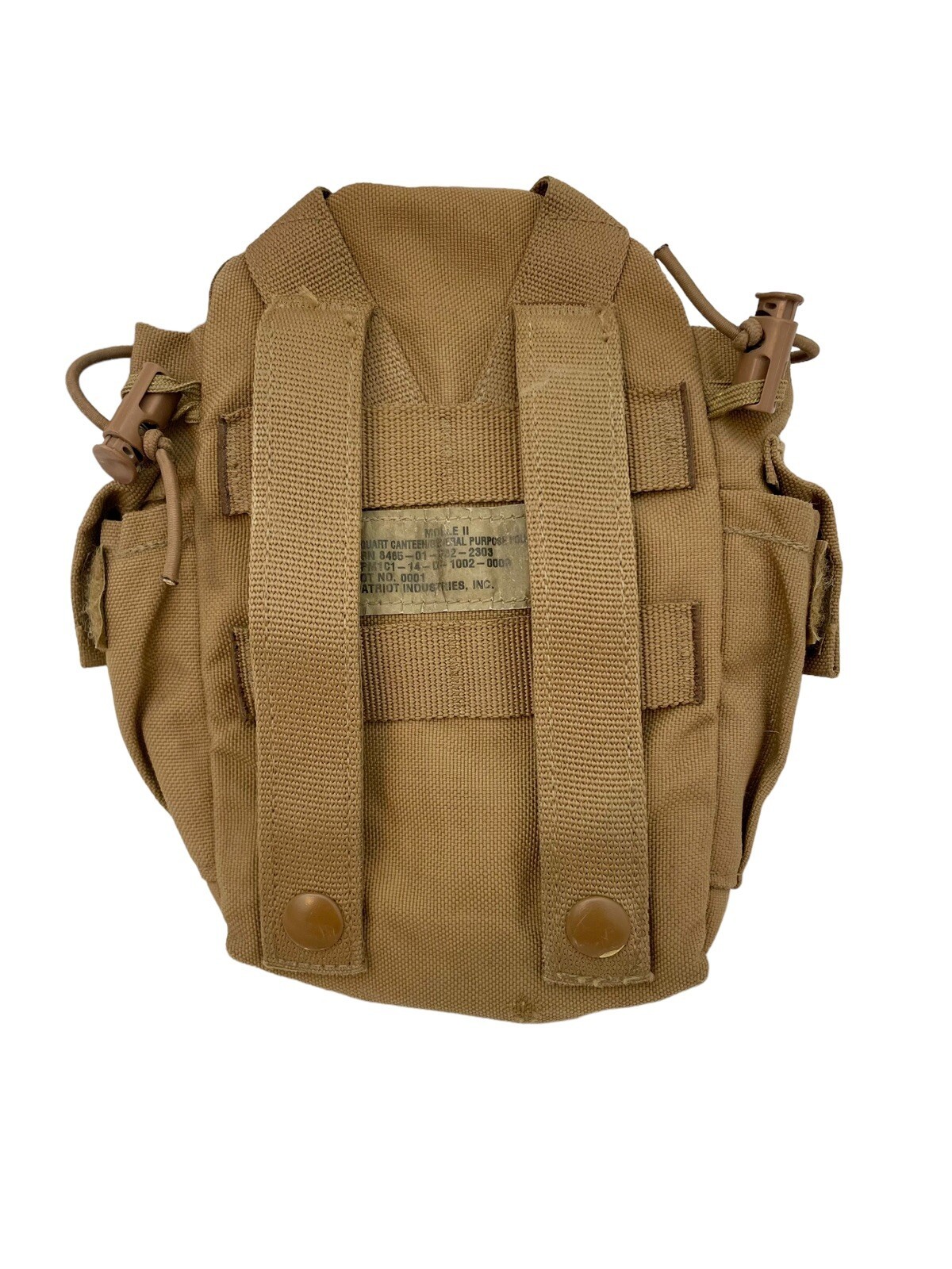 USMC MOLLE 1QT Canteen Cover Coyote Brown Utility Pouch USGI VGC
