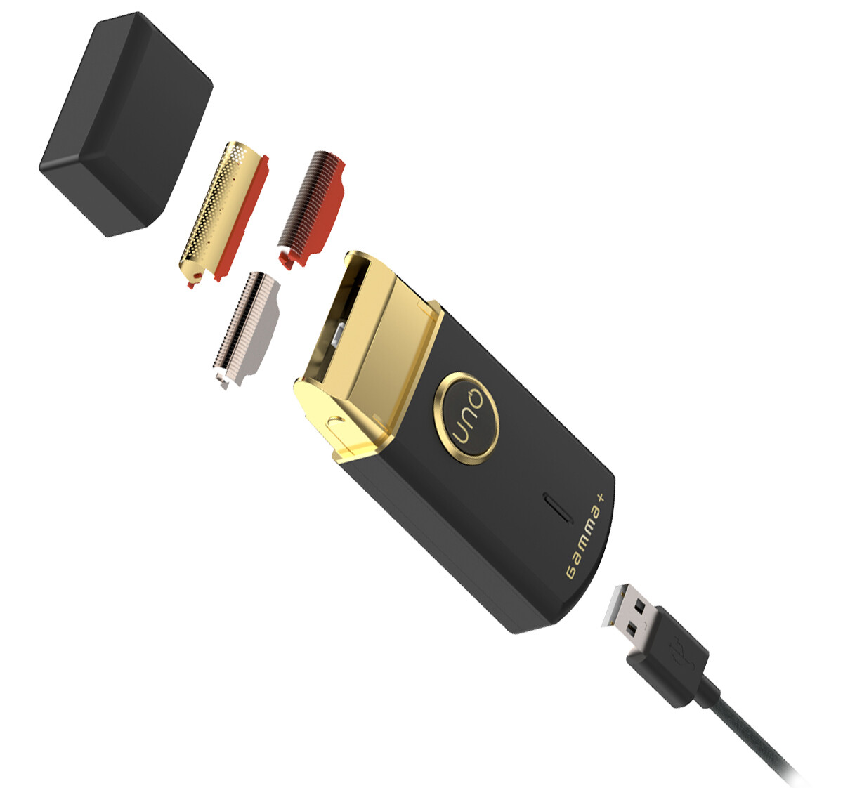 Gamma+ UNO Professional Lithium-Ion Single Foil Shaver Black | GPUNOSFS