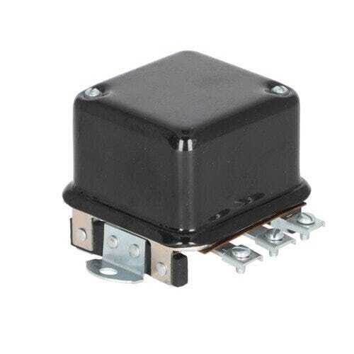 Voltage Regulator - 12 Volt - 4 Terminal - Flat Mount fits Massey Ferguson