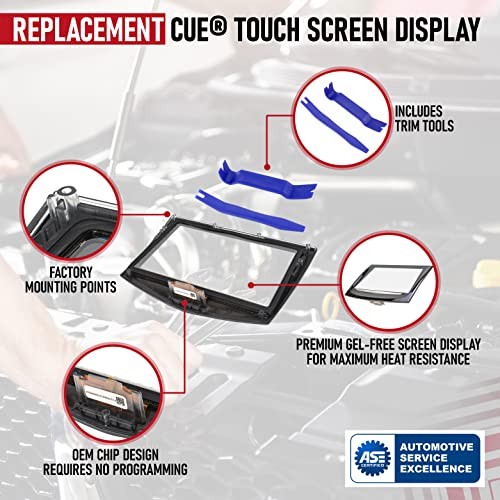 Replacement CUE Touch Screen Display - Compatible with Cadillac Vehicles -