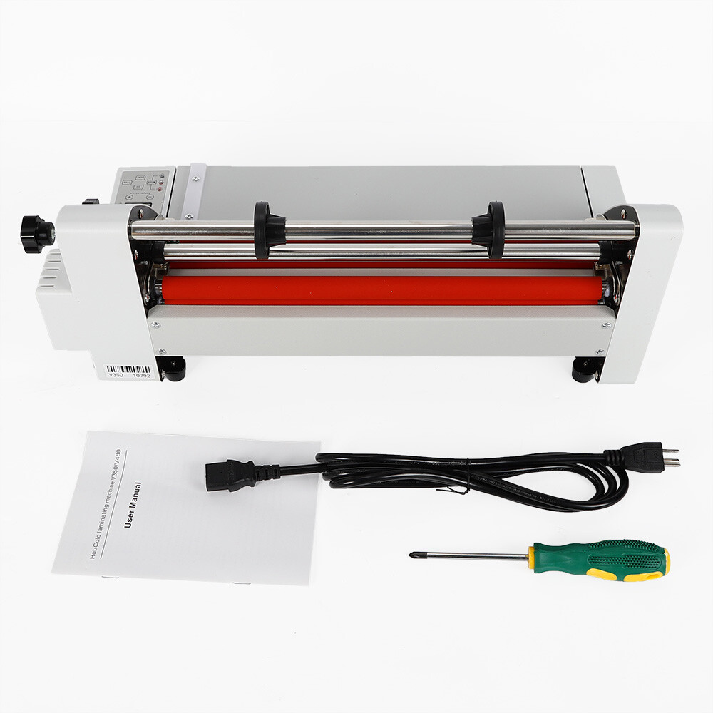 Hot Cold Roll Laminator Single + Dual Sided Digital Display Laminating Machine