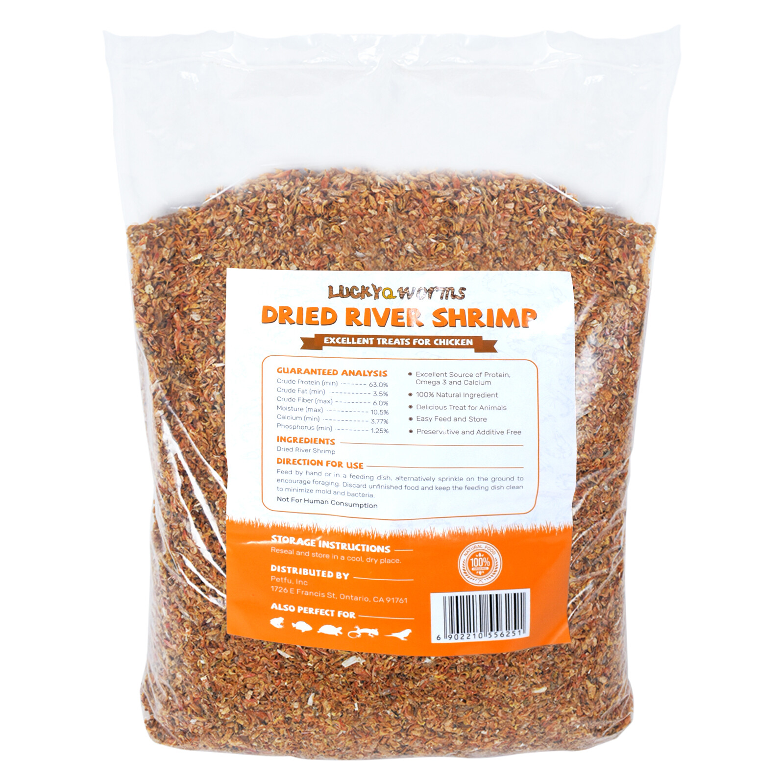 Dried River Shrimp High Protein Freeze Red Dried Shrimp All Natural Bird Food