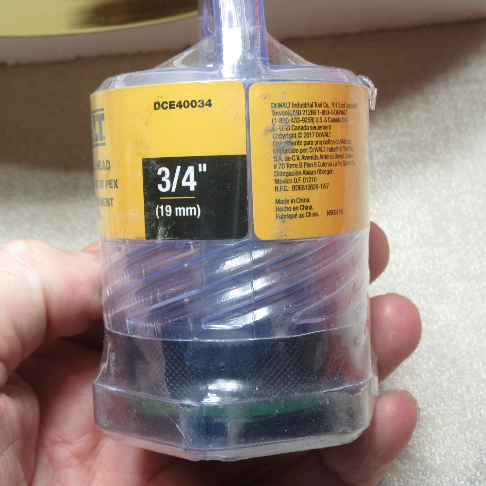 For DEWALT DCE40034 3/4" Pex Expander Head DCE40034