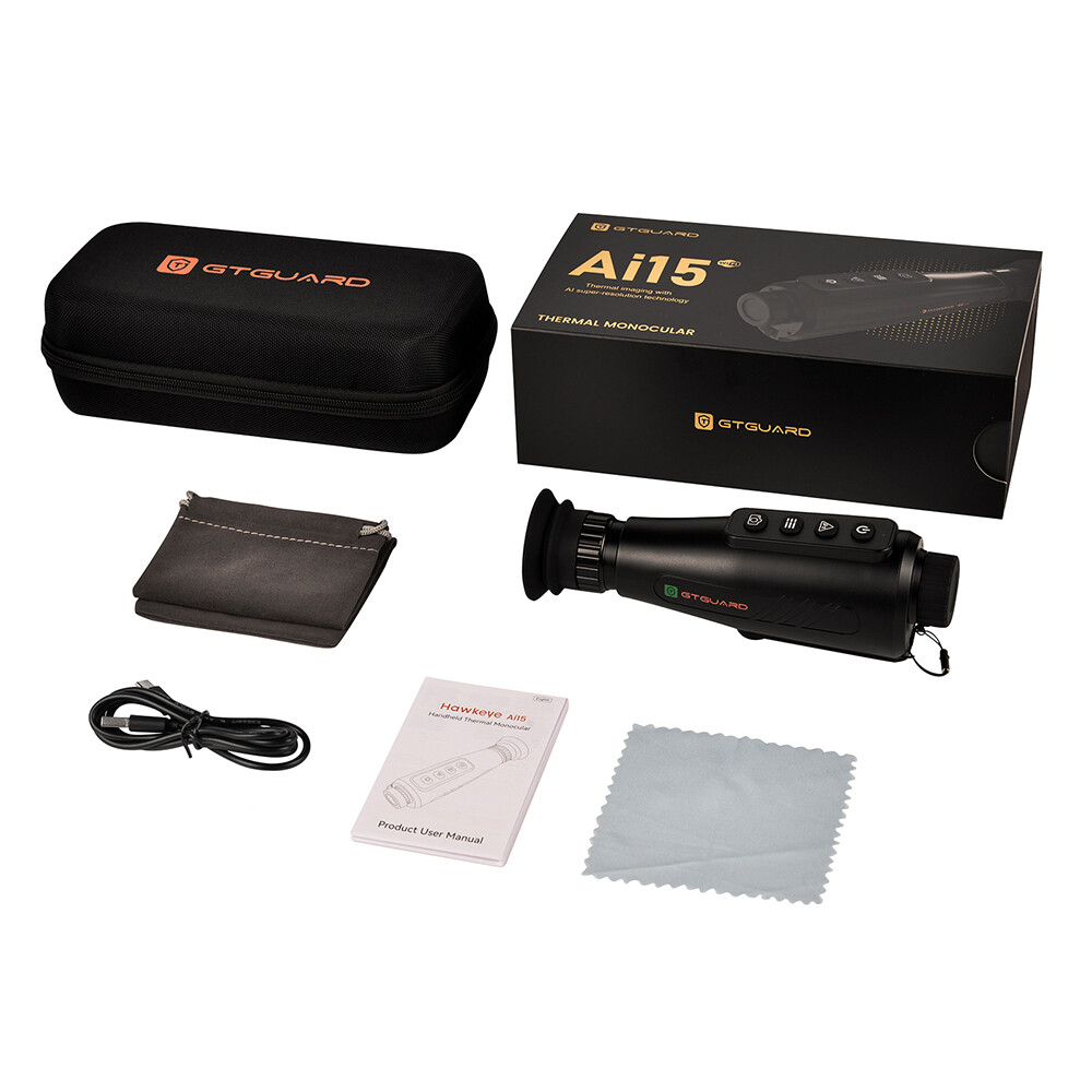 GTMEDIA Thermal Monocular for Hunting 384x288 (AI Super Resolution) 50Hz 8×Zoom