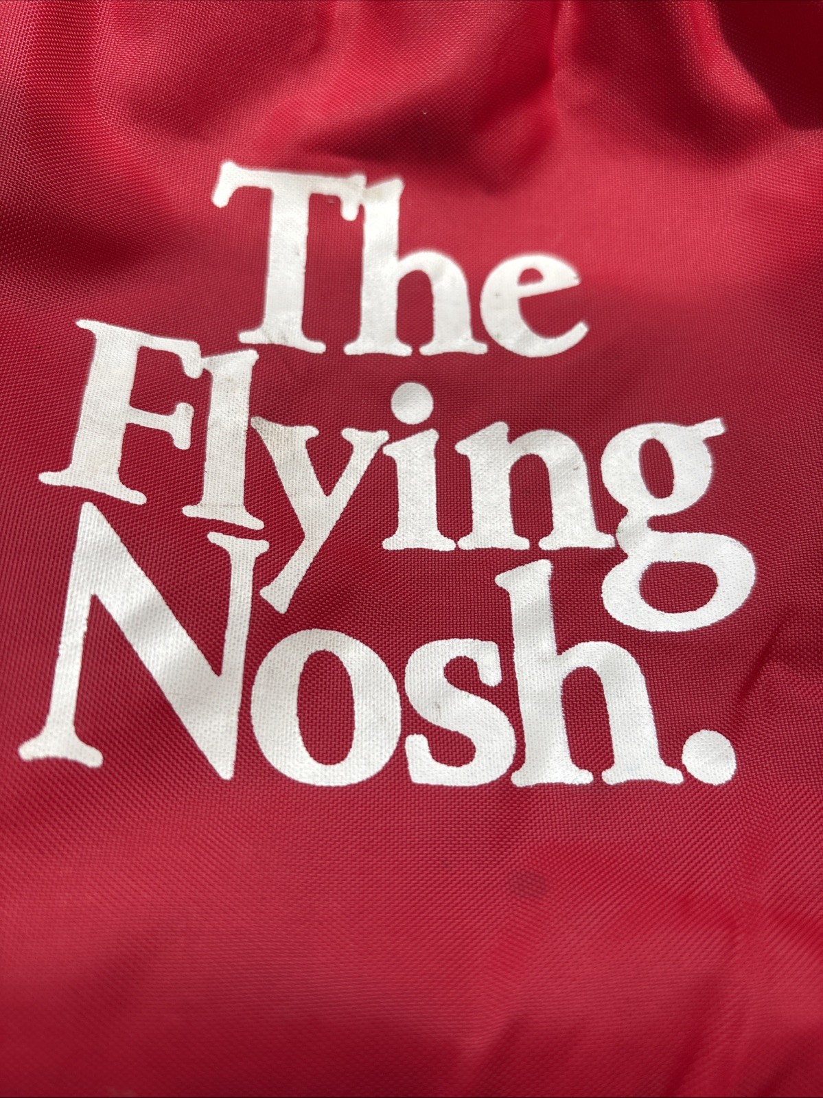 1980's The Flying Nosh New York Air Snack Bag/Pouch