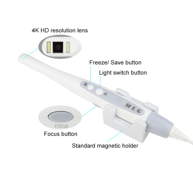 Dental Intraoral Camera USB Digital lmaging Intra Oral HD Camera 4K Mega Pixel
