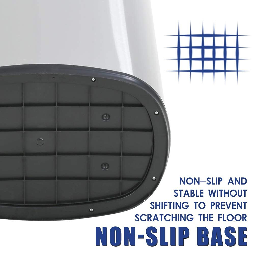 13 Gallon Kitchen Trash Can Automatic Touch Free Garbage Can with Lid Stainless