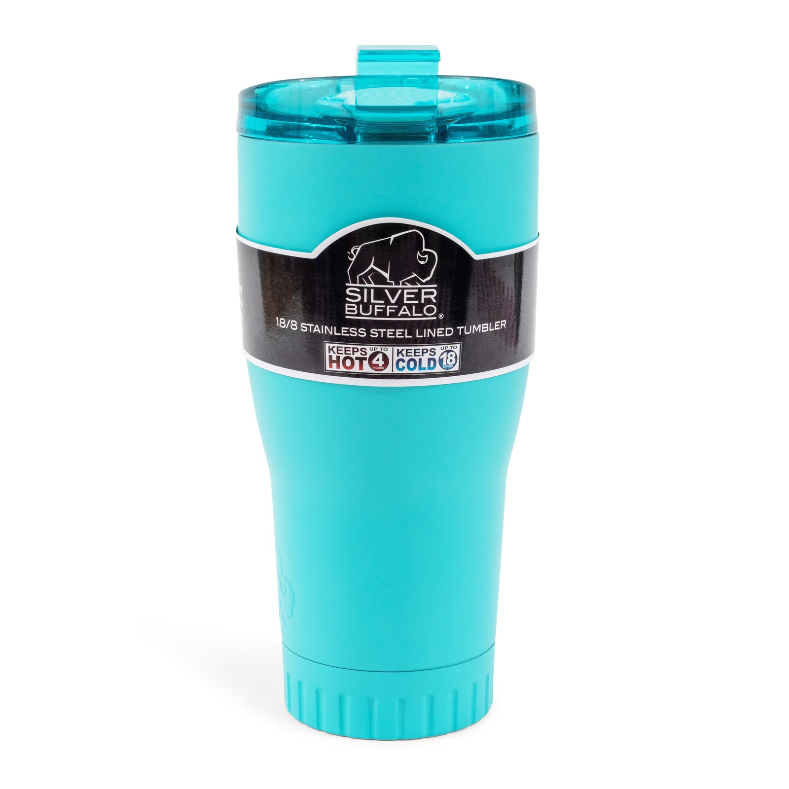 Matte Teal Stainless Steel Tumbler With Flip Lid | Holds 30 Ounces