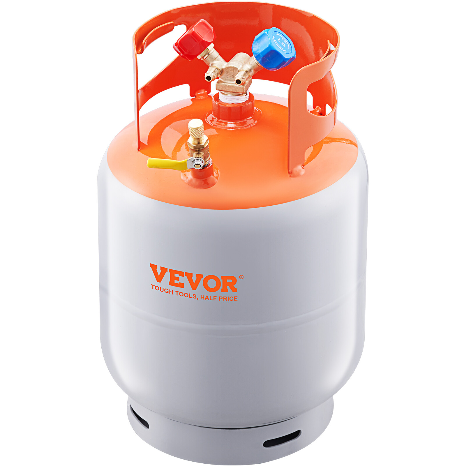 VEVOR Refrigerant Recovery Reclaim 30 LBS Cylinder Tank 400 PSI Liquid Y Valve
