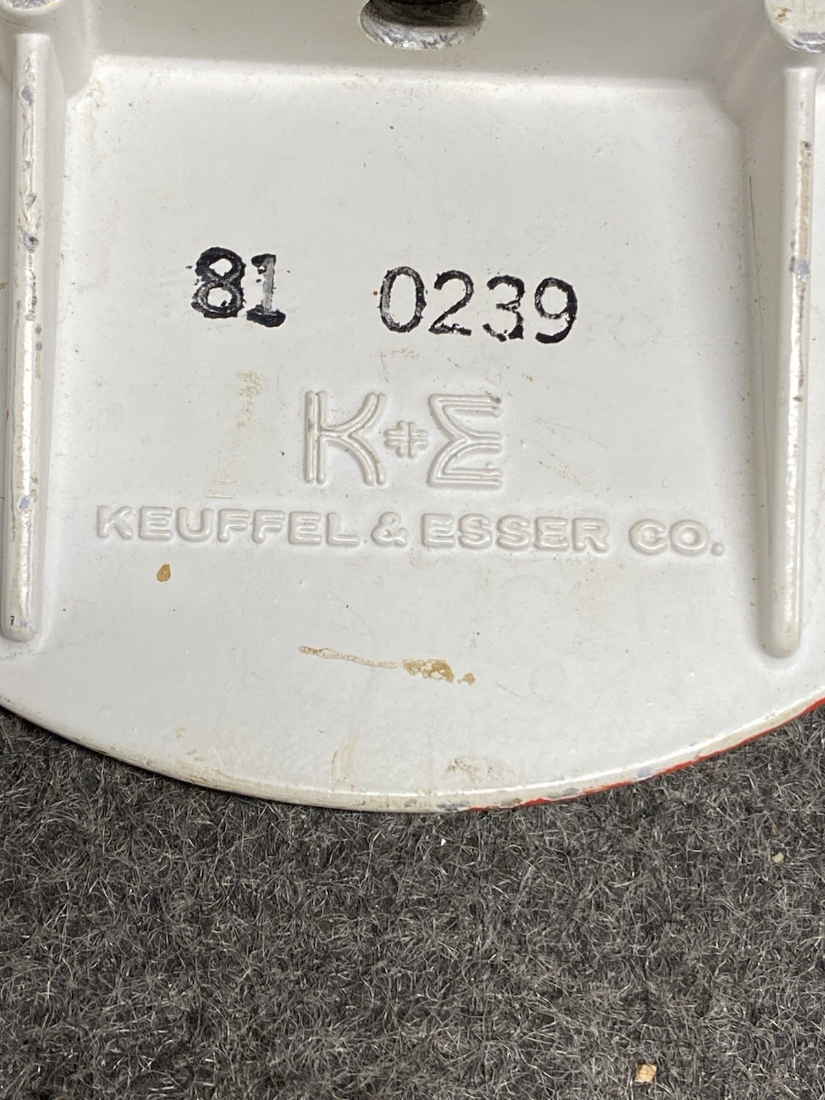 Vintage Aluminum K & E Surveyor's Survey Target Elevation Target USA