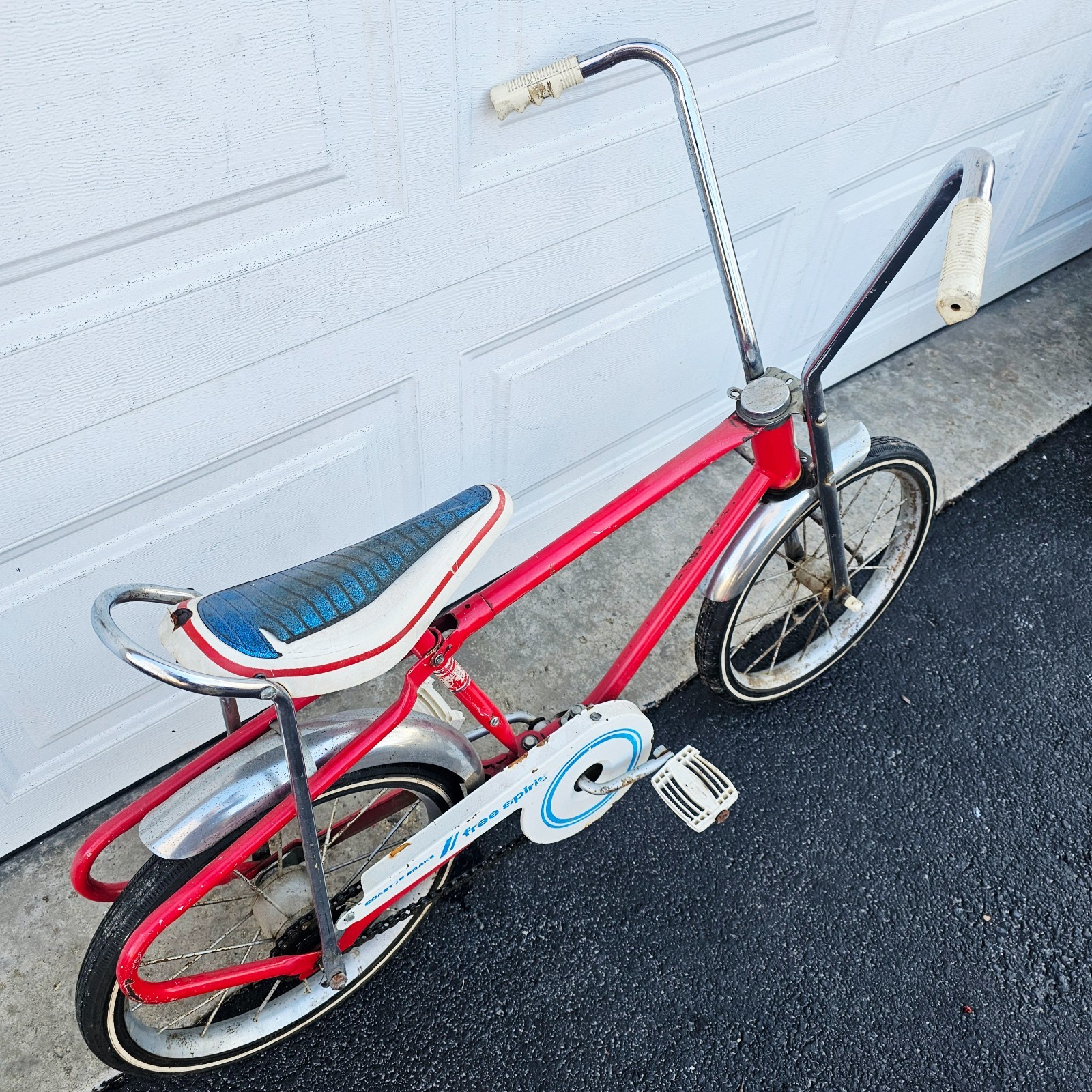 Vintage FREE SPIRIT Muscle Banana Seat kids Bike 16" Bicentennial Style