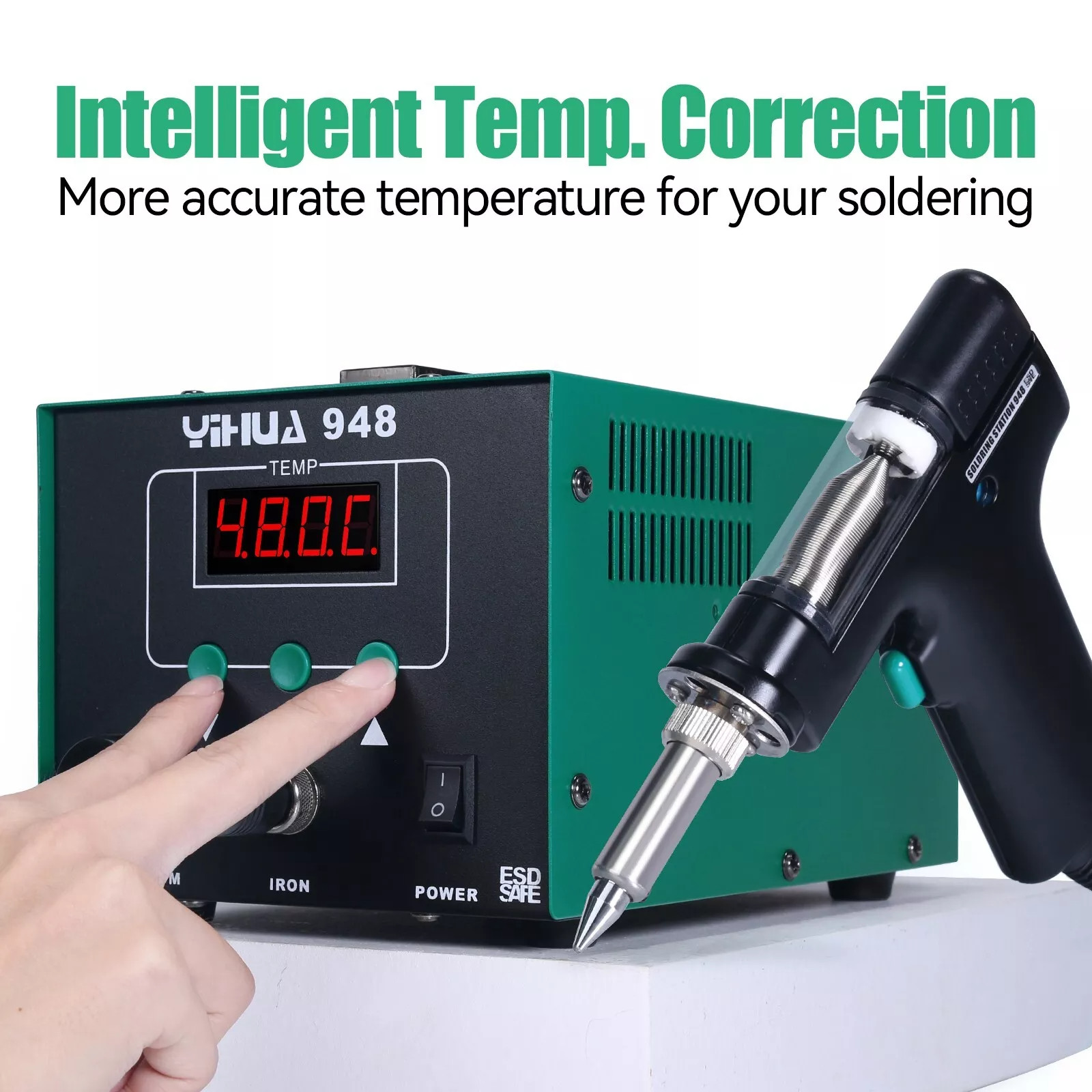 90W YIHUA 948 Desoldering Station Suction Tin Gun Kit Soldering Iron Station