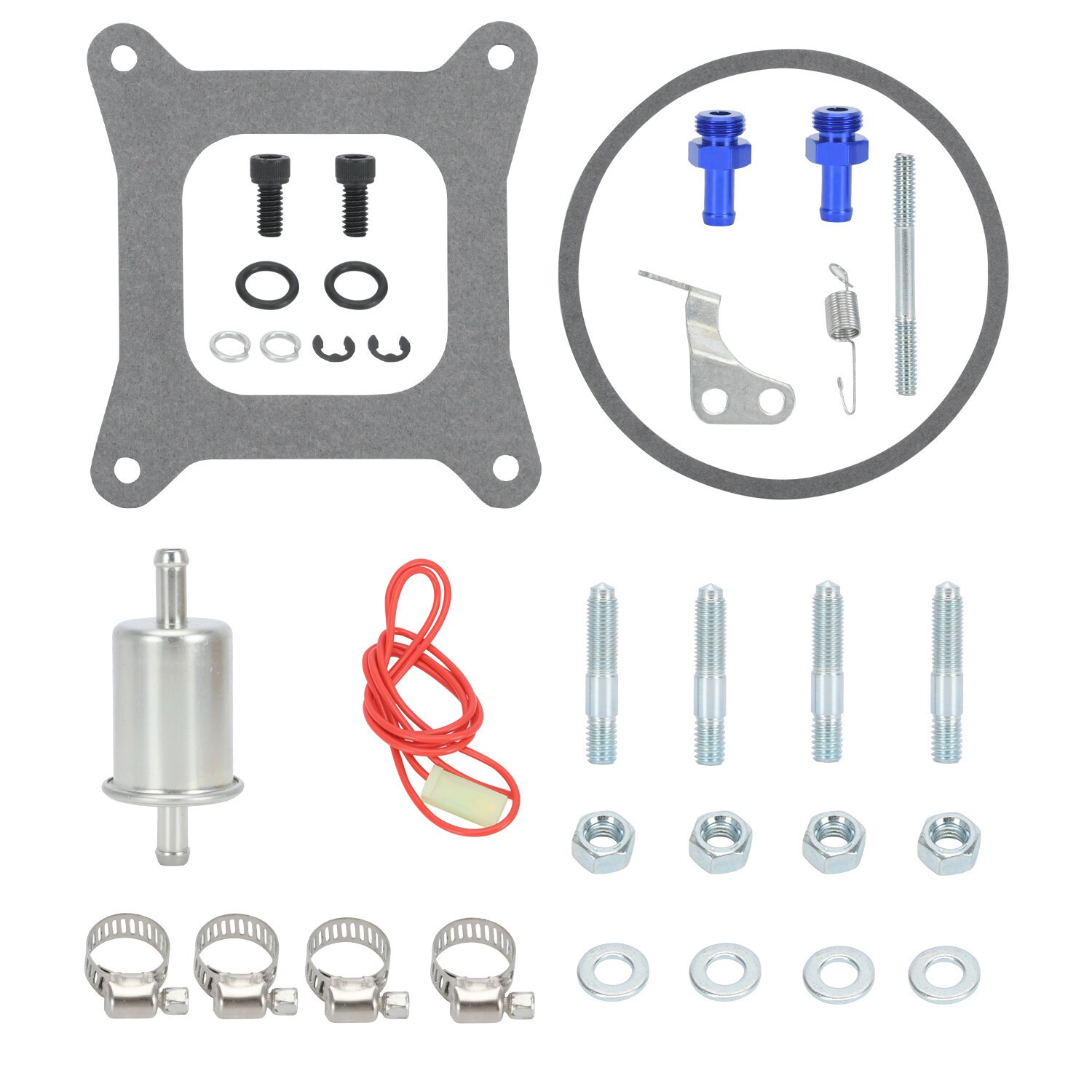For Holley Quickfuel Brawler 750 CFM Double Pumper 4 Barrel Carburetor E-Choke