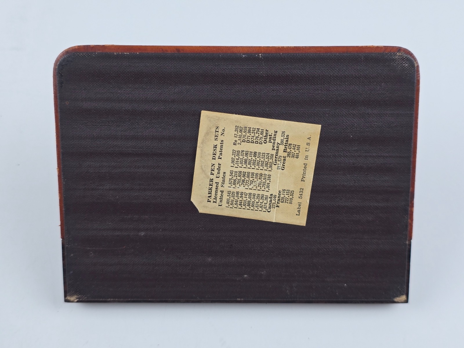 Vintage Parker Striated Vacumatic Fountain Pen Stand & Ink Well Bottle