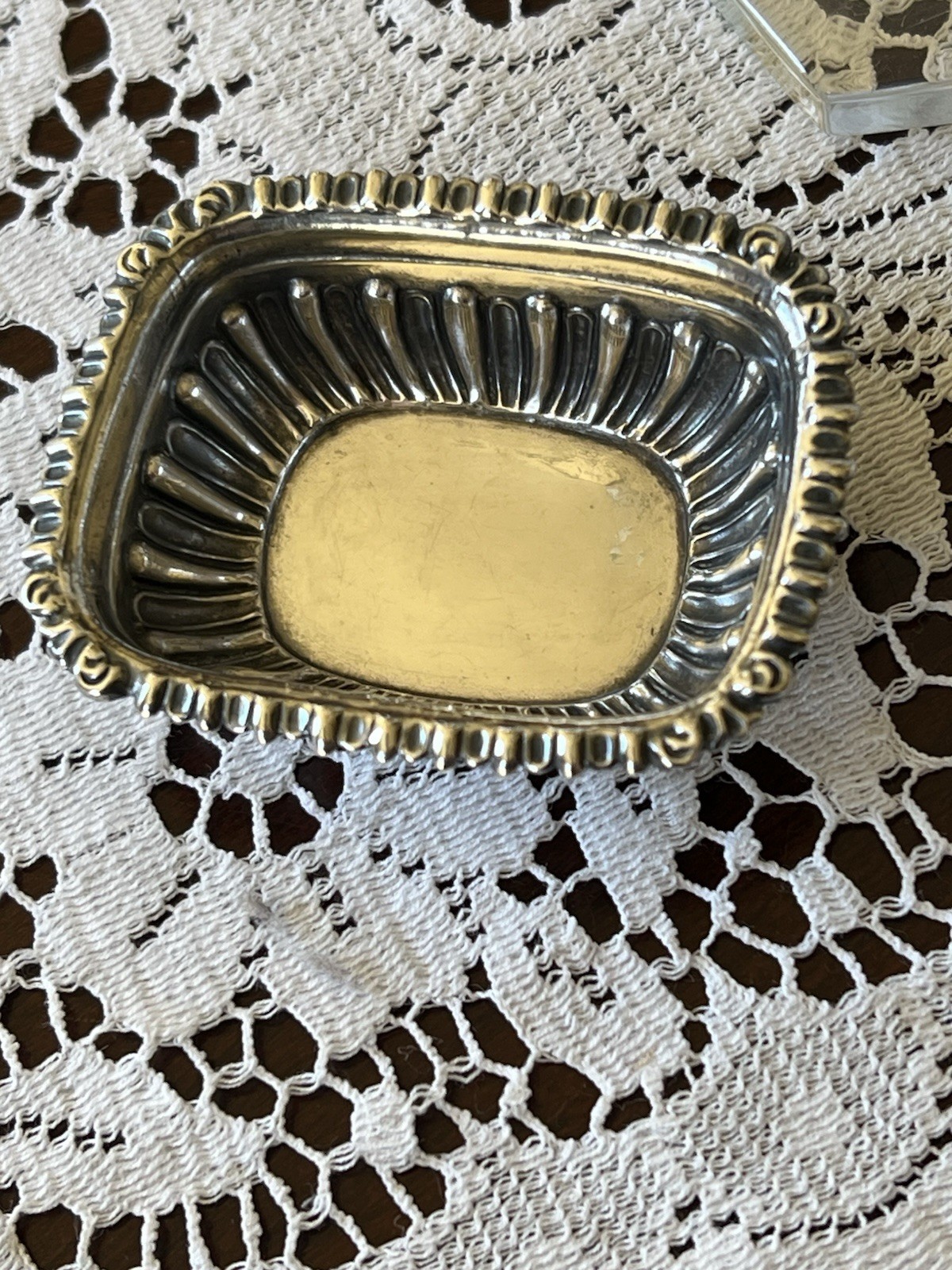 Antique English Hallmarked Silver Salt Cellar