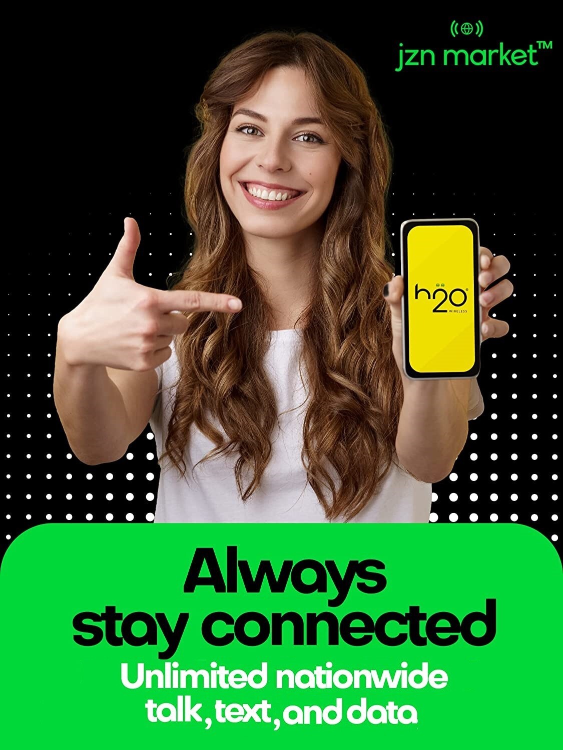 H2O Wireless SIM Card 3 in 1 Standard / Micro/ Nano Sizes Select Your Plan