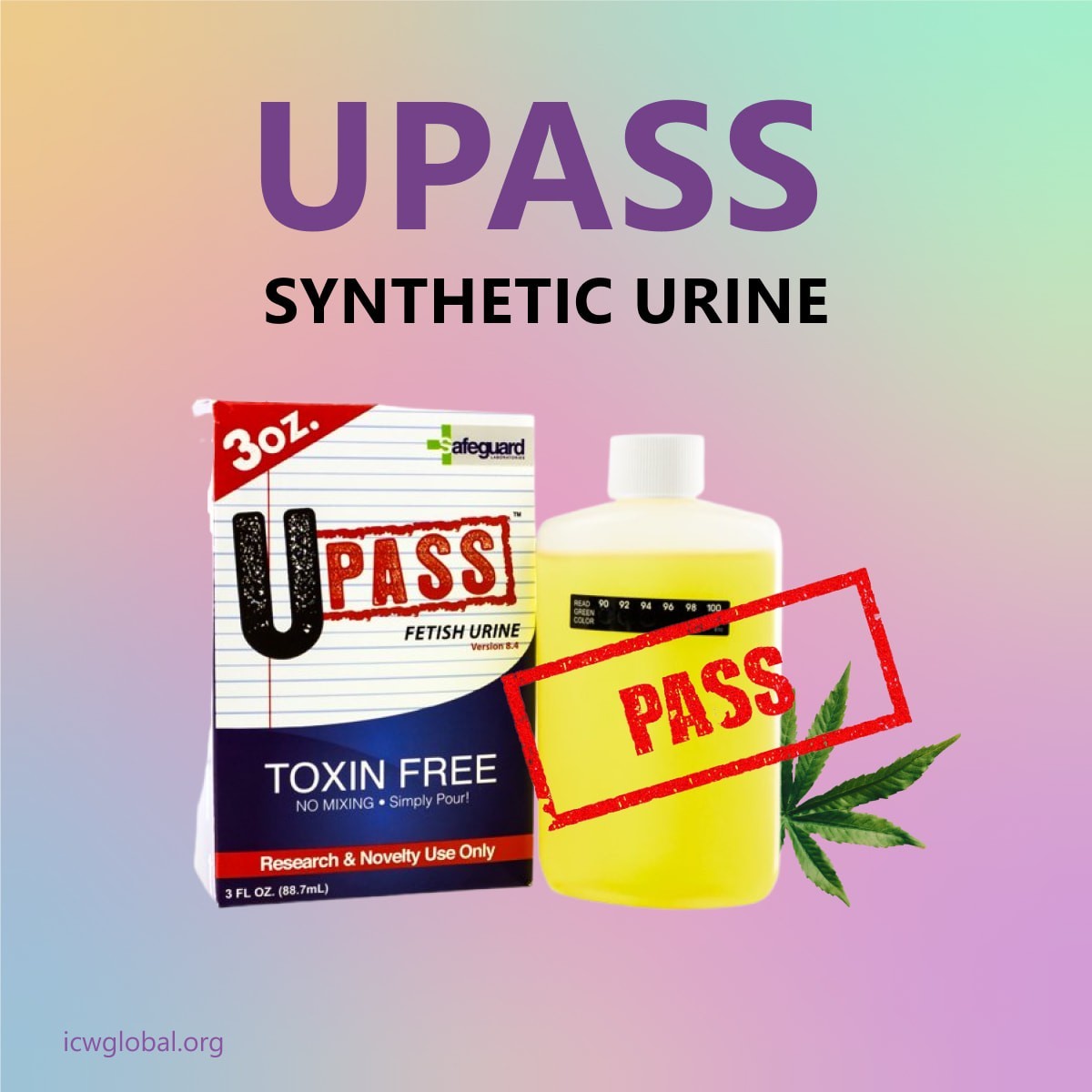 Safeguard UPASS Fetish Urine Toxin Free 3oz