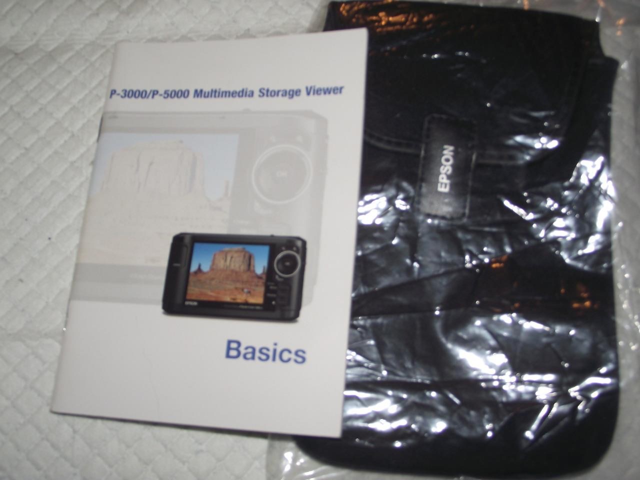 EPSON MULTIMEDIA VIEWER P-3000 PORTABLE STORAGE AND BACK UP