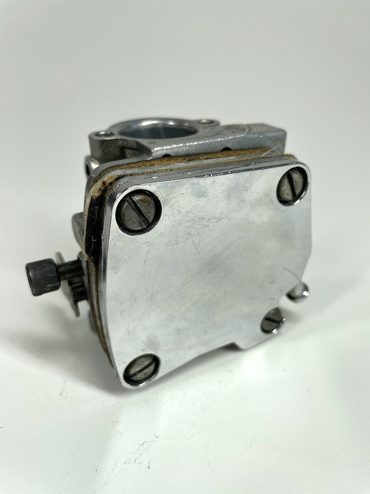 McCulloch Flat Back Chrome Carburetor 48907A Engine Go Kart Vintage Racing MC