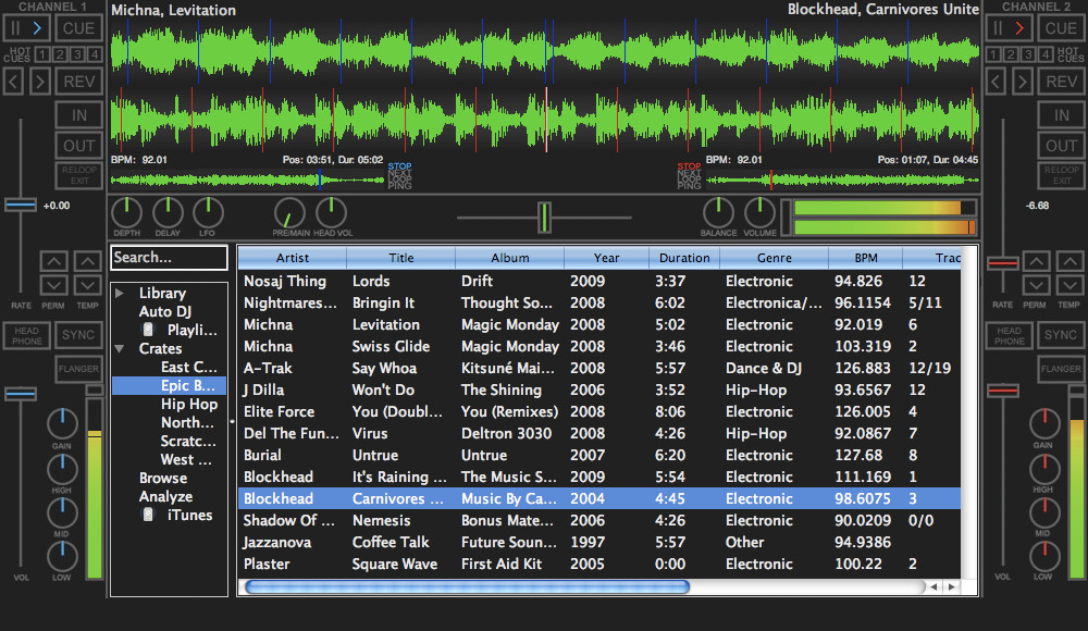 Digital DJ Software mp3 alternative to Seratom Traktor VIRTUAL DJ for WINDOWS
