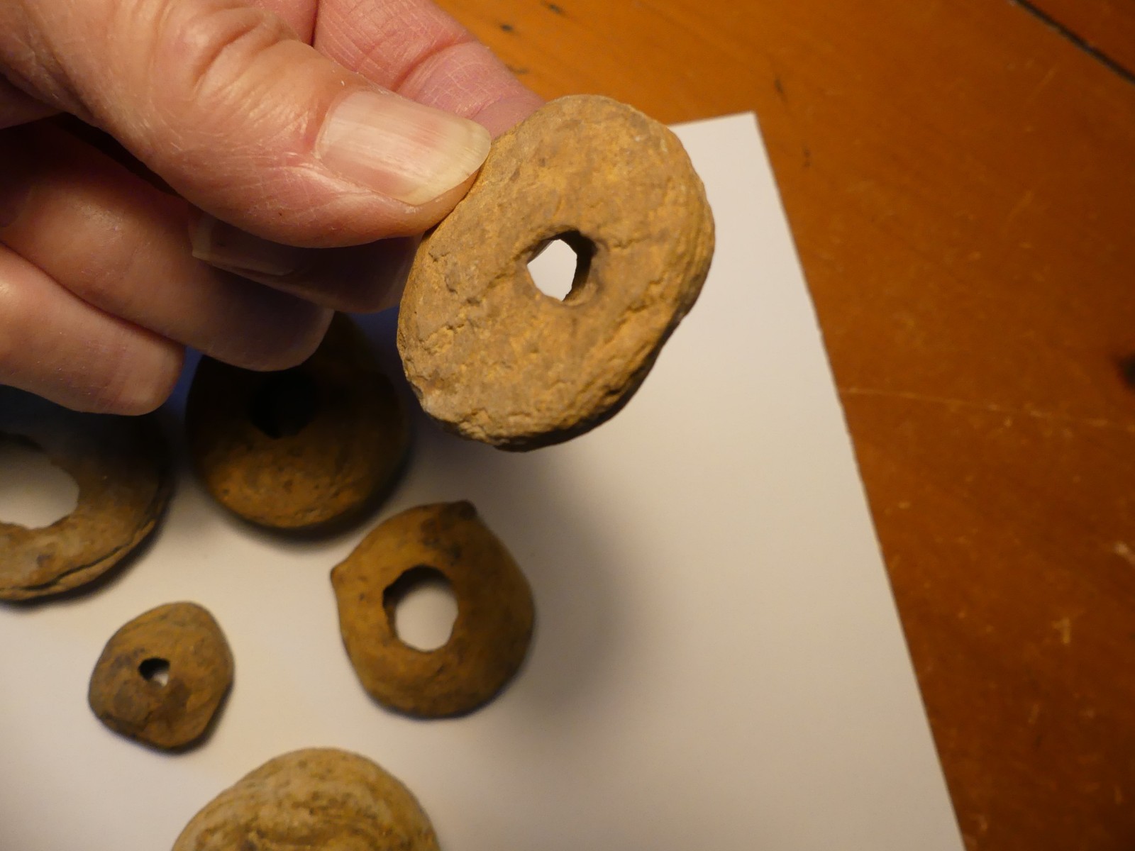 Natural Hagstone Collection – 6 Pieces – Naturally Holed Stones – Protection