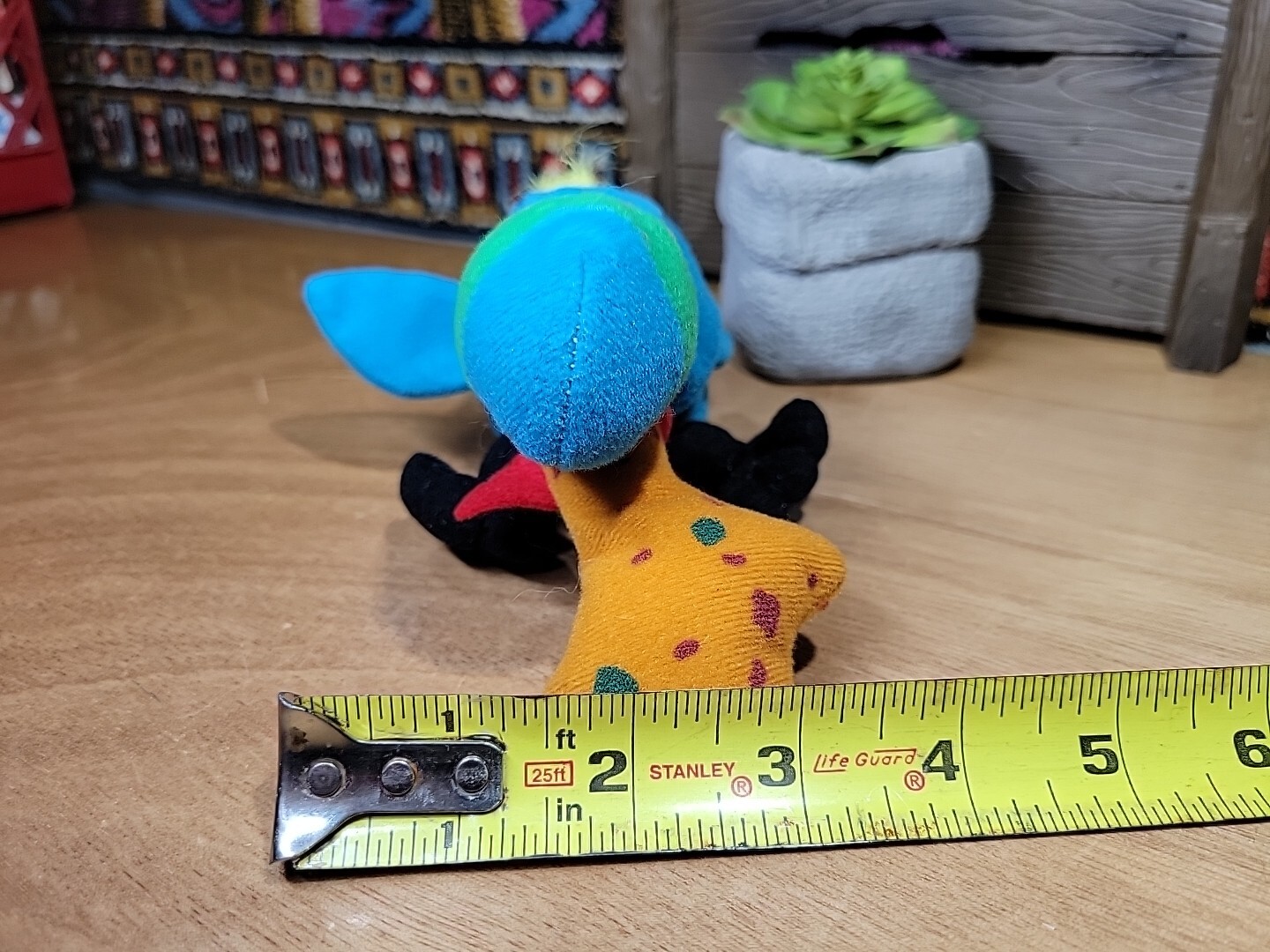 New MEANIES BEANBAG PLUSH SERIES 1 Hurley the Pukin' Toucan IDEA FACTORY 1997