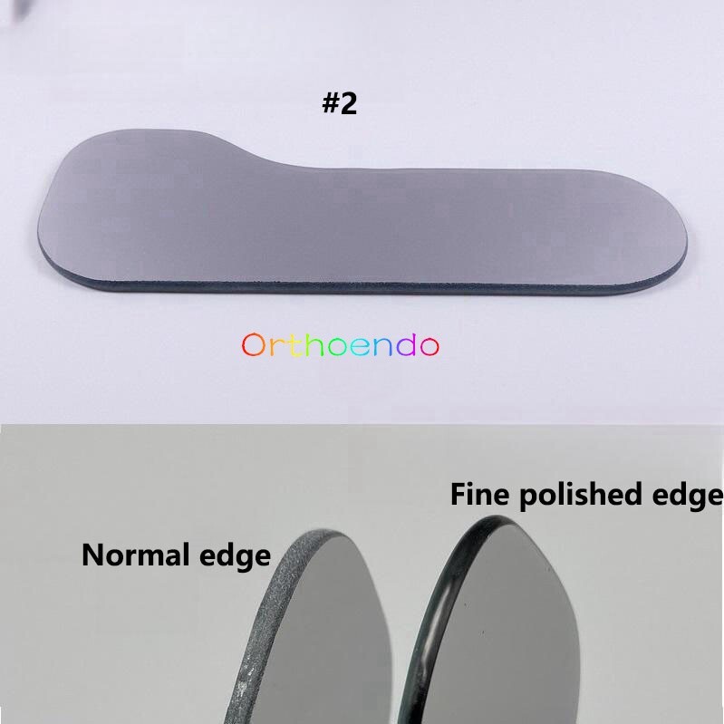 1Set/5Pc Dental Ortho Mouth Mirror Intraoral Photographic Reflector Glass Mirror