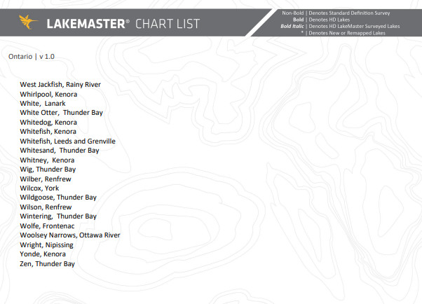 Humminbird LakeMaster VX Premium [ONTARIO V1] APEX/SOLIX/HELIX - 602020-1