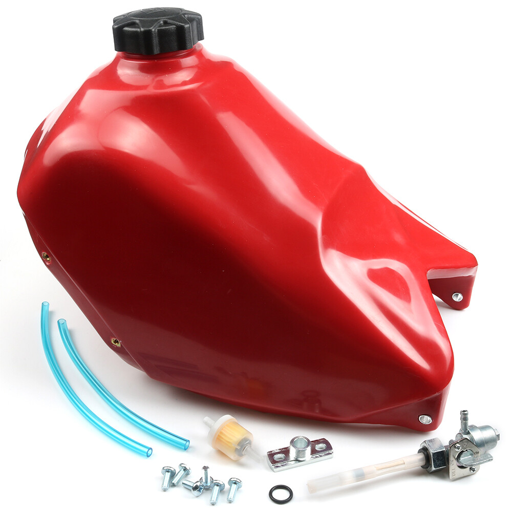 Fuel Gas Tank Fit Honda ATC 350 X Three-Wheeler ATV 1985 1986 RED