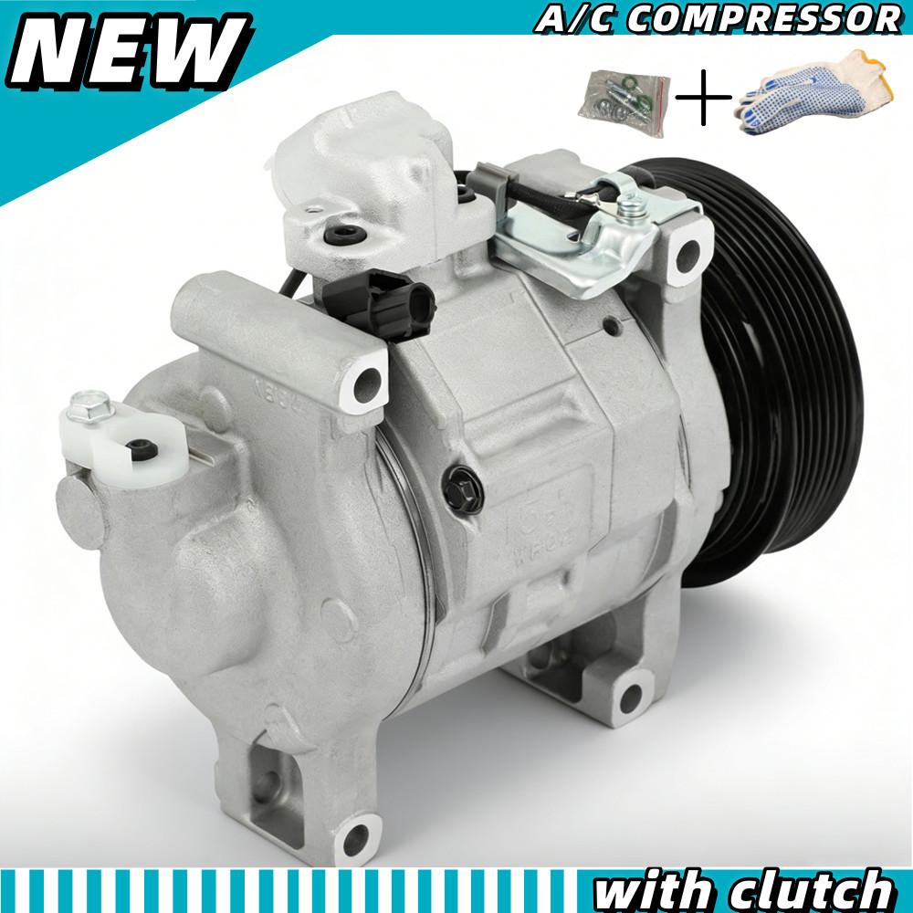 New AC Compressor w/Clutch For 2013 2014 2015 2016 2017 Honda Accord 2.4L