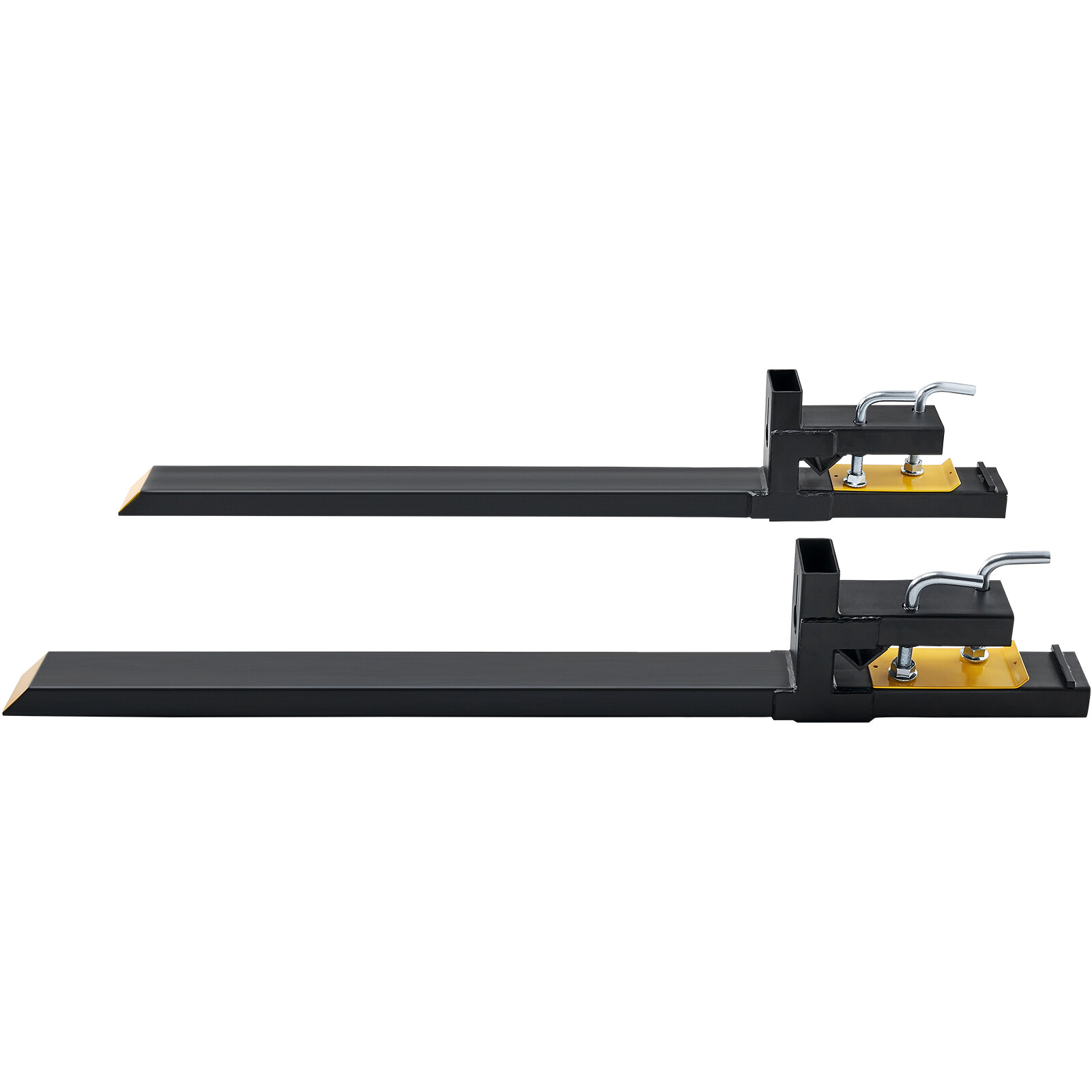 VEVOR 4000lbs 60" Clamp on Pallet Forks for SkidSteer Loader Bucket Tractor Fork