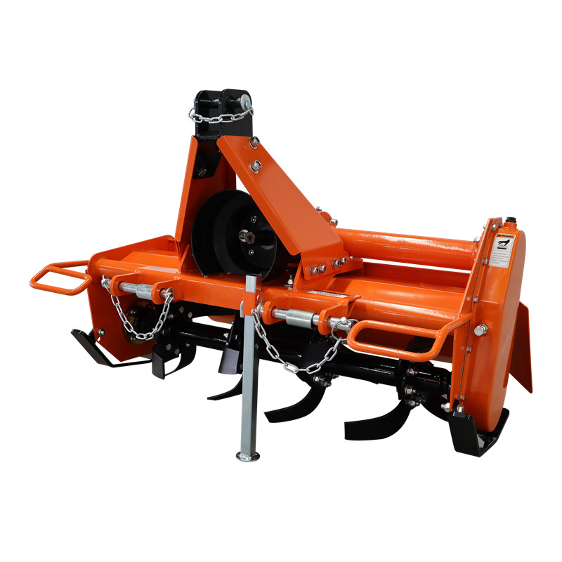 3 Point 37" Rotary Tiller Attachment Fits Cat 1 Tractor PTO Driven Work 5" Deep