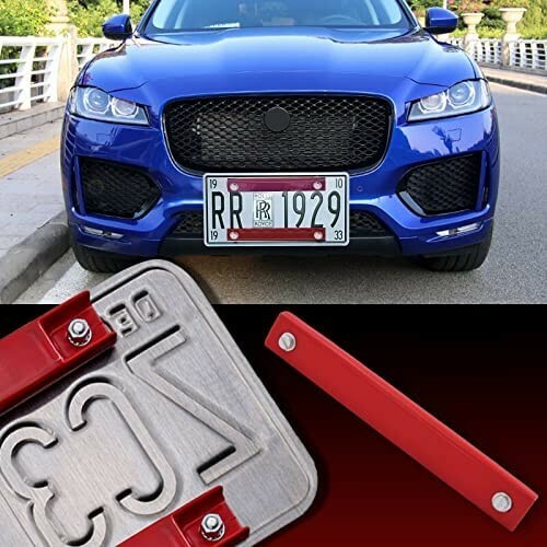 Car Dealer License Plate Magnet Holder (1), Scratch Resistant, Automotive Magnet